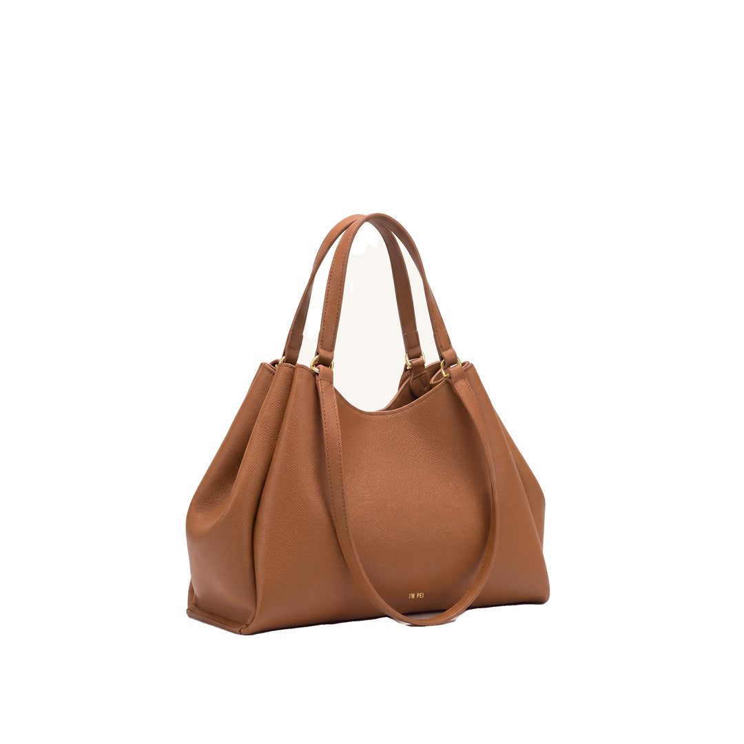 JW PEI Virelia Double Handle Tote Bag - Cognac by JW PEI