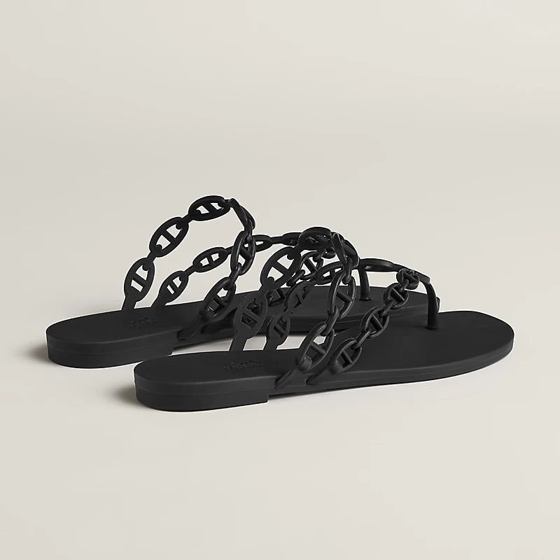 Island Sandals – Waterproof TPU (Black) - Zeuskicks