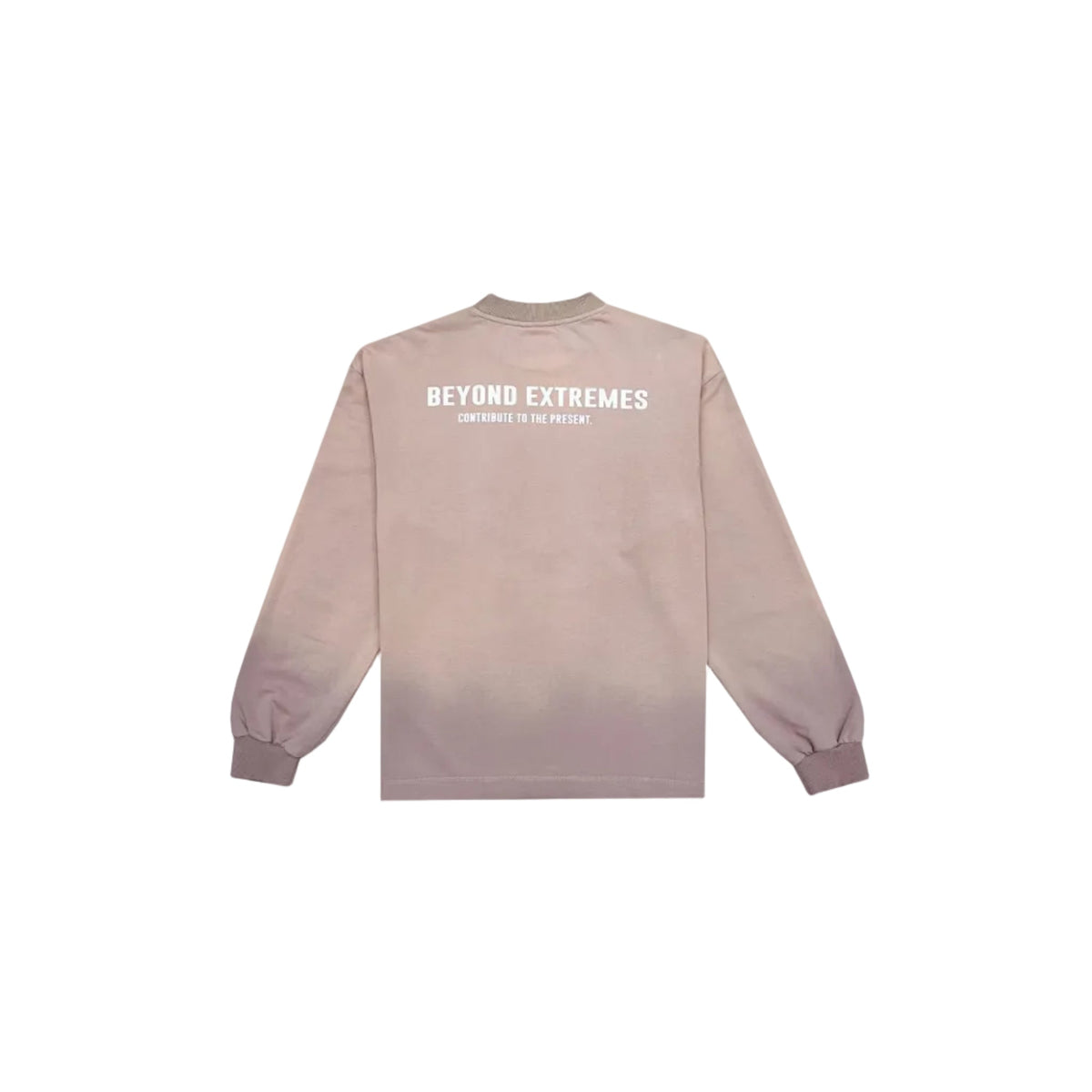 Kantha Long Sleeve T-shirt in Dusty Pink [Unisex] by Beyond Extremes