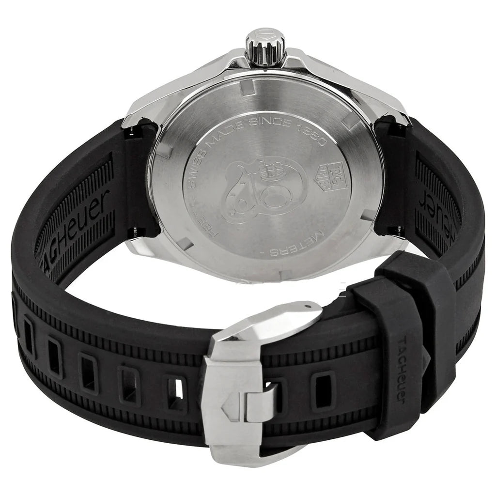Tag Heuer Aquaracer Quartz White Dial Black Silicone