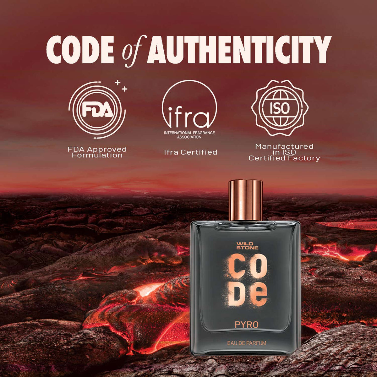 Wild Stone Code Pyro Eau De Parfum (100ml)