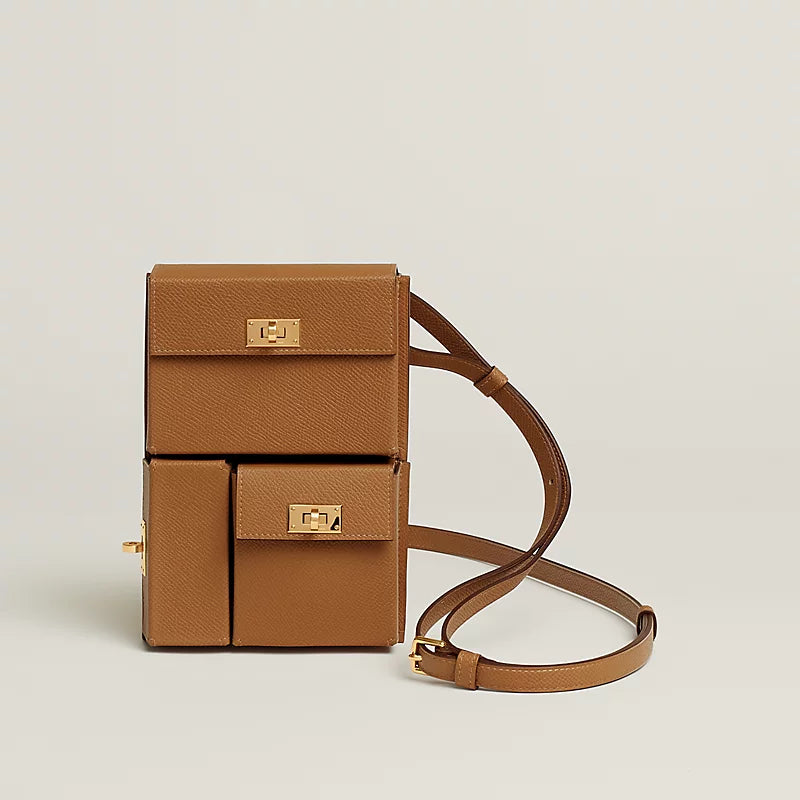 Hermès Pouch in Epsom Calfskin with Yellow Gold Hardware - Zeuskicks