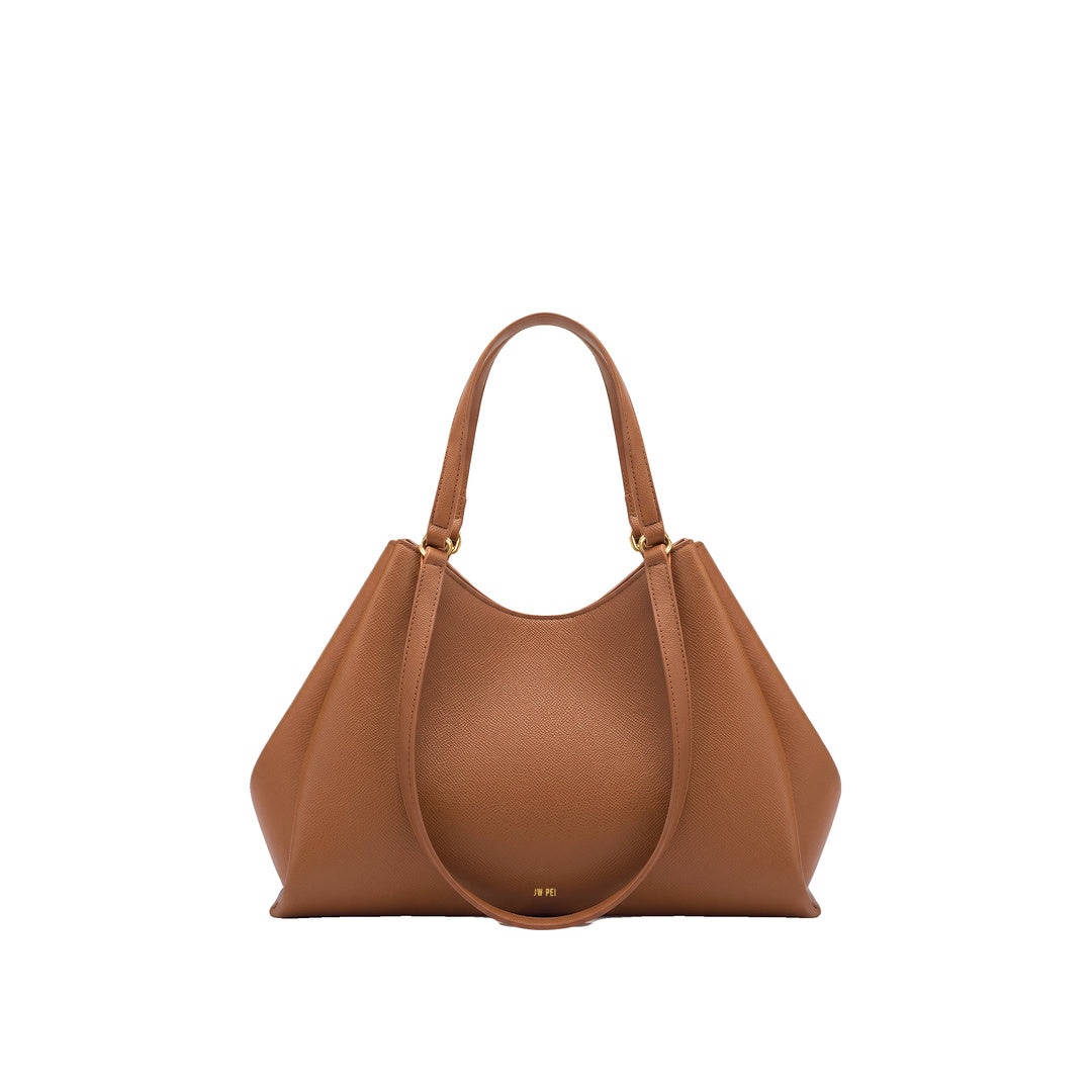 JW PEI Virelia Double Handle Tote Bag - Cognac by JW PEI
