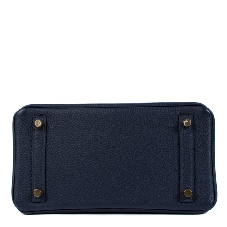 Hermès Birkin 25 – Togo Leather in Bleu Nuit with Gold Hardware - Zeuskicks