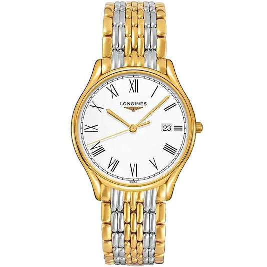 Longines unisex L4.859.2.11.7 Quartz 38.5mm Watch - Zeuskicks