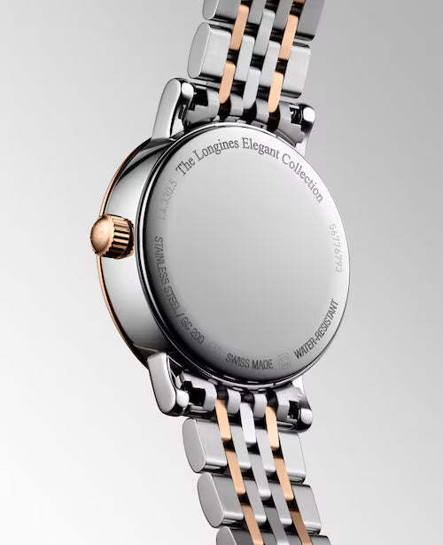 Women’s Longines Elegant Collection Moonphase L4.330.5.87.7 Diamond Quartz Watch