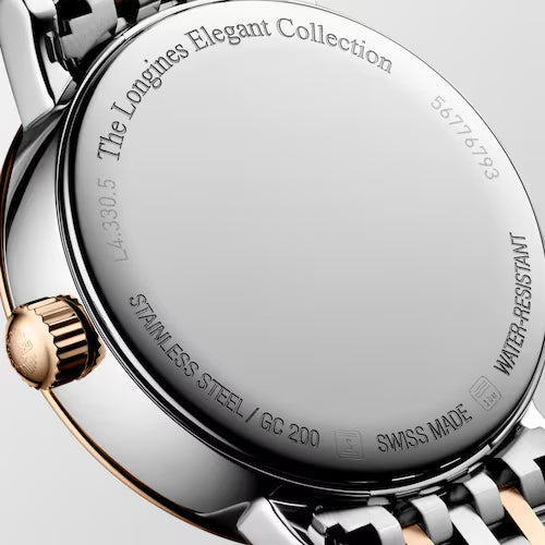 Women’s Longines Elegant Collection Moonphase L4.330.5.87.7 Diamond Quartz Watch