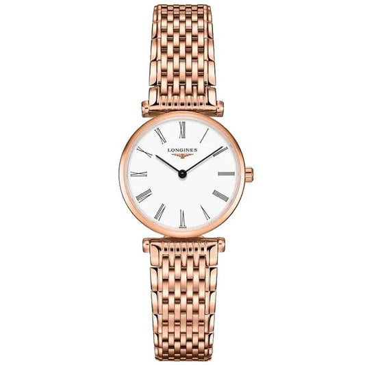 Longines Ladies L4.209.1.91.8 Quartz 24mm Watch - Zeuskicks