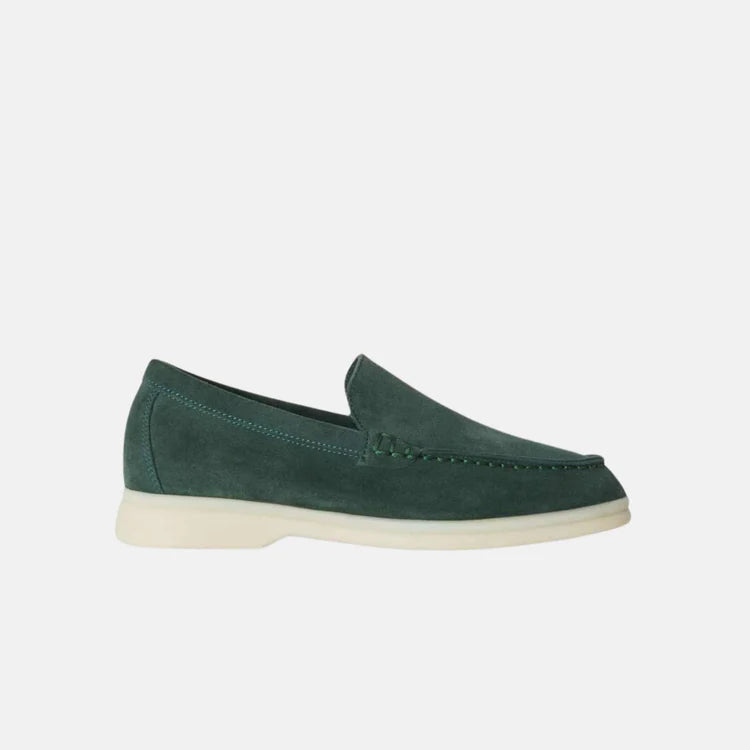 Loro Piana Summer Walk Kids Loafers — Suede with Non-Slip Sole - Zeuskicks