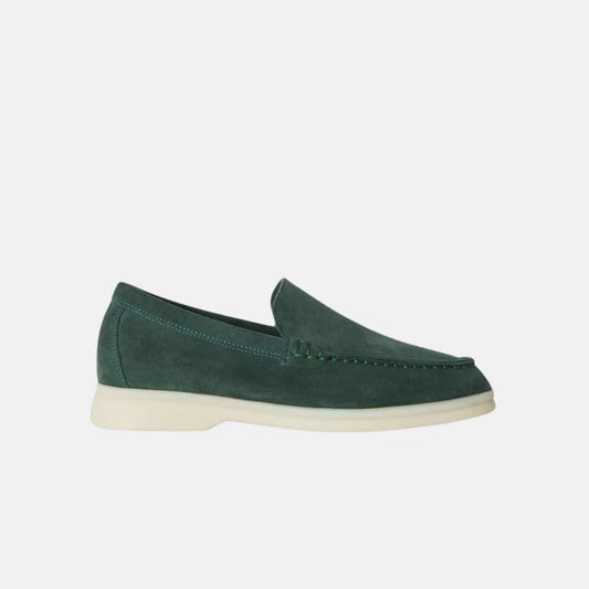 Loro Piana Summer Walk Kids Loafers — Suede with Non-Slip Sole - Zeuskicks