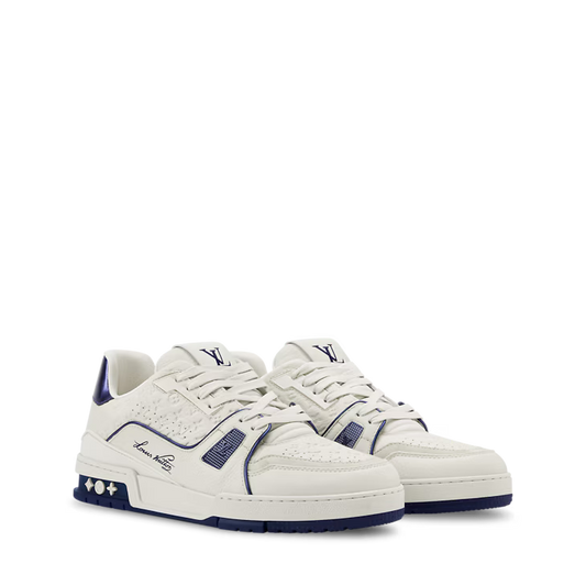 LV Trainer Sneaker – Grained Calf Leather (Grey)