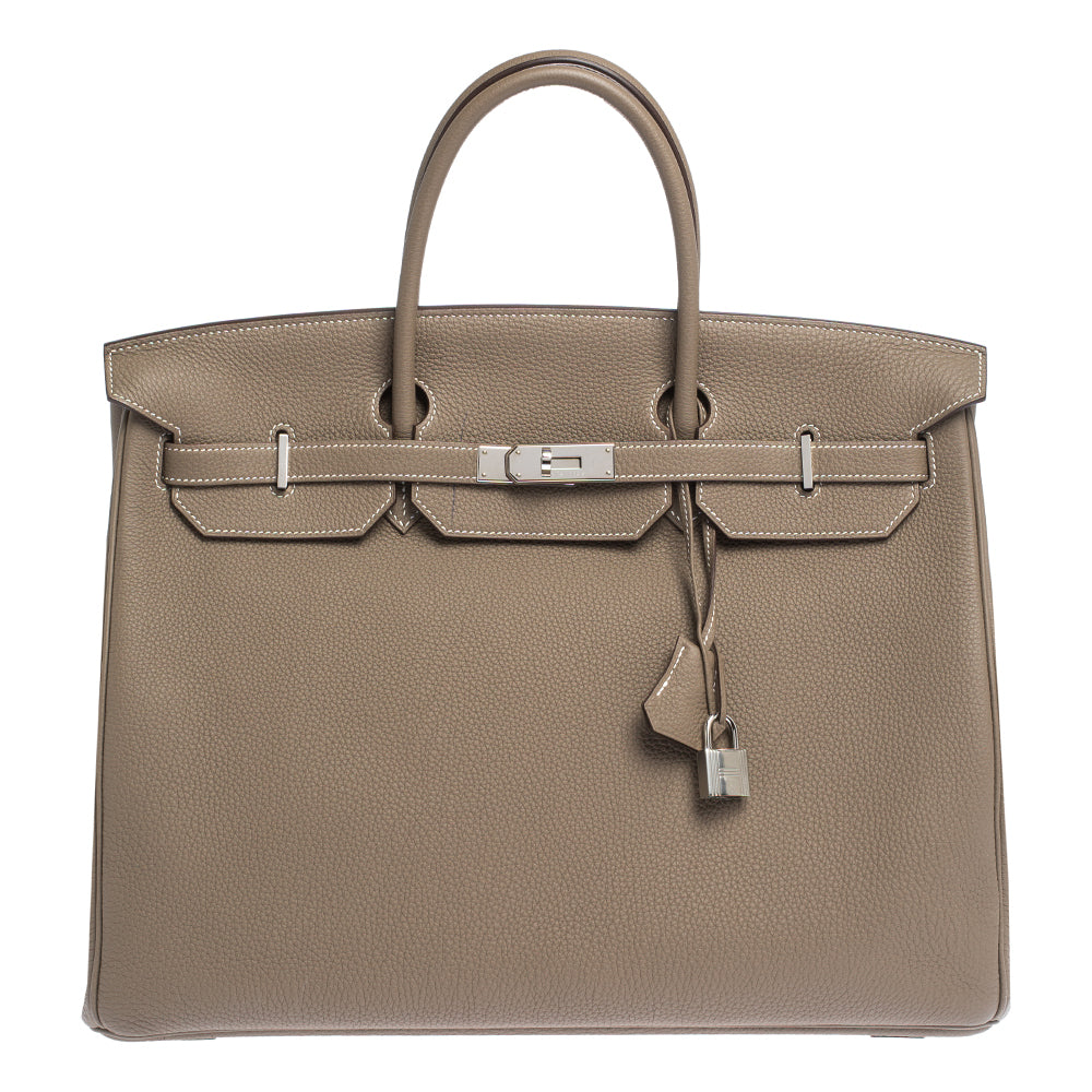Hermès Birkin 40 – Grey Togo Leather with Silver-Tone Hardware - Zeuskicks