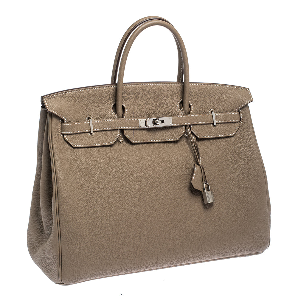 Hermès Birkin 40 – Grey Togo Leather with Silver-Tone Hardware - Zeuskicks