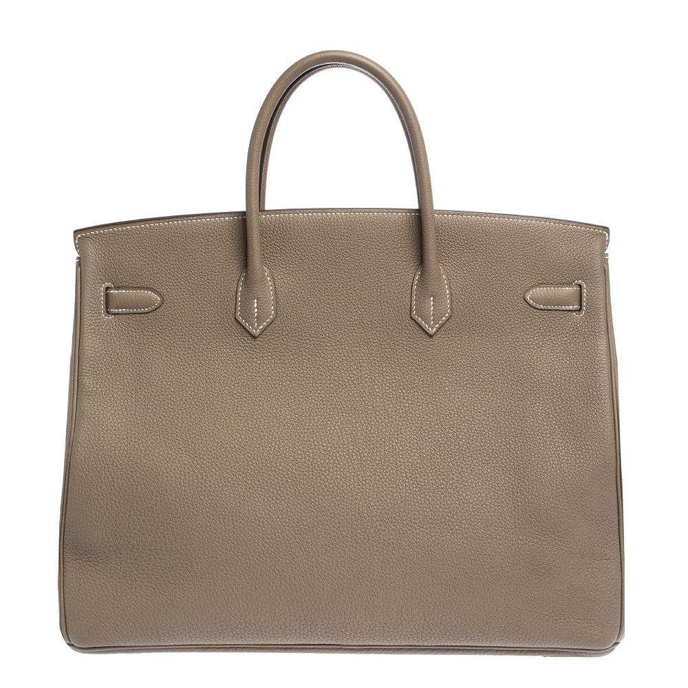 Hermès Birkin 40 – Grey Togo Leather with Silver-Tone Hardware - Zeuskicks