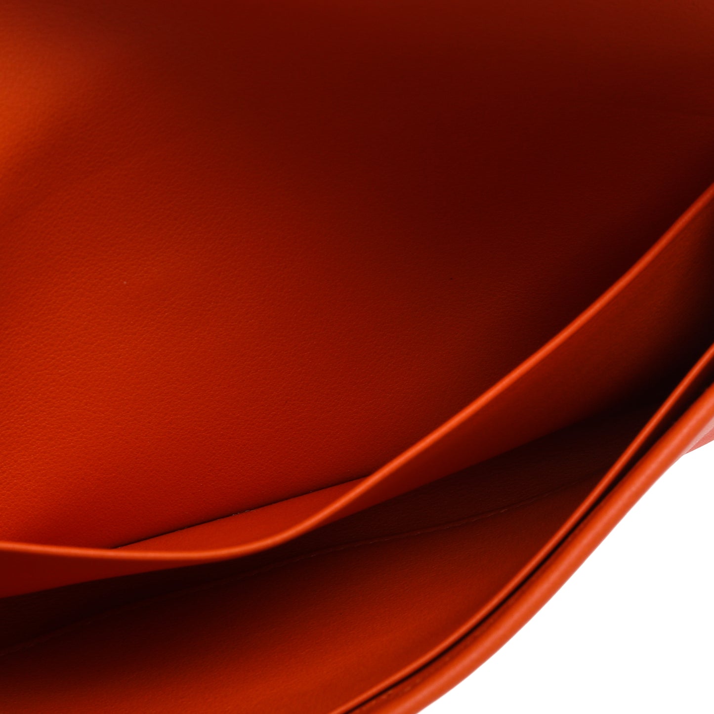 Hermès Elan 29 Jige Clutch – Orange Swift Leather (2013, Silver Hardware)