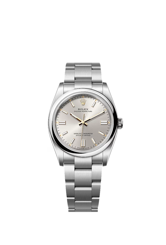 Unisex Rolex Oyster Perpetual 36 126000 – Silver Dial, Oystersteel