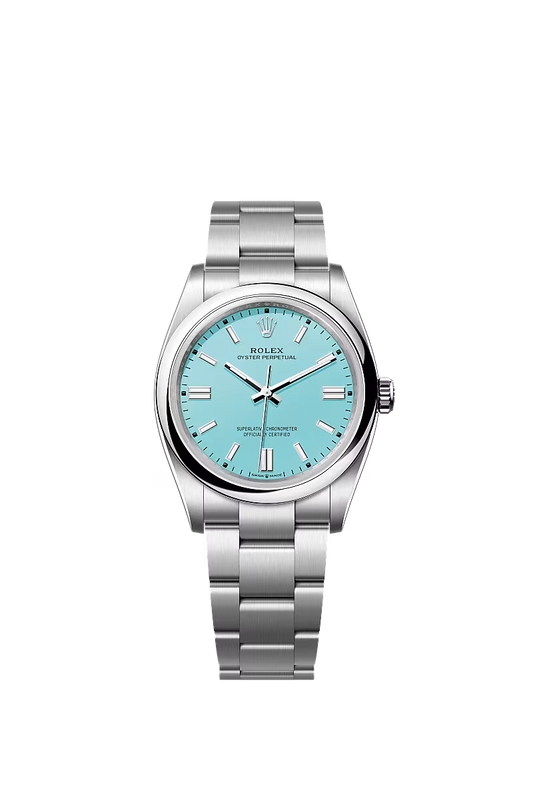 Unisex Rolex Oyster Perpetual 36 126000 – Turquoise Blue Dial, Oystersteel