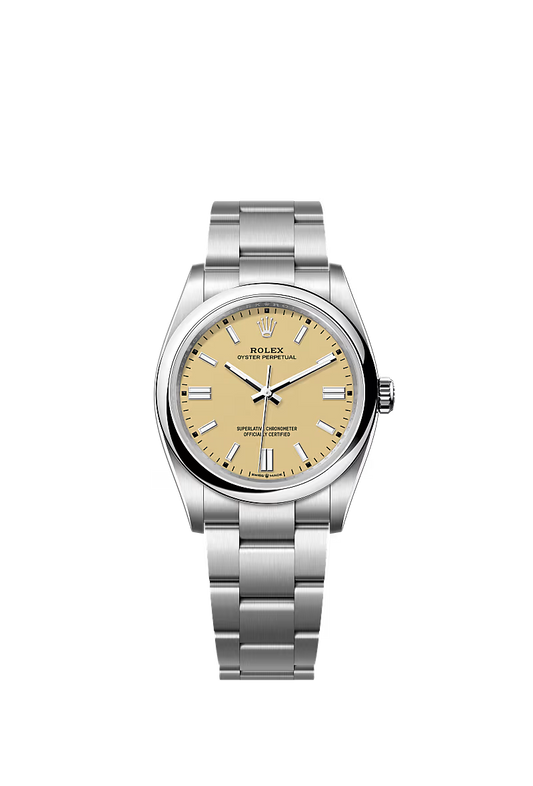Unisex Rolex Oyster Perpetual 36 126000 – Beige Dial, Oystersteel