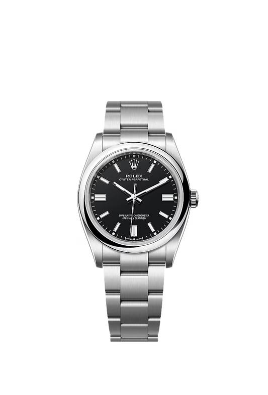 Unisex Rolex Oyster Perpetual 36 126000 – Black Dial, Oystersteel