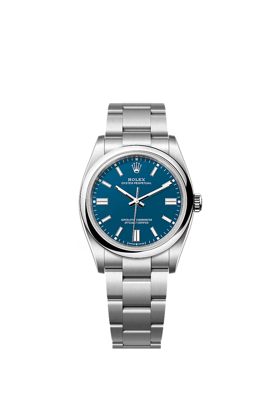 Unisex Rolex Oyster Perpetual 36 126000 – Med Blue Dial, Oystersteel