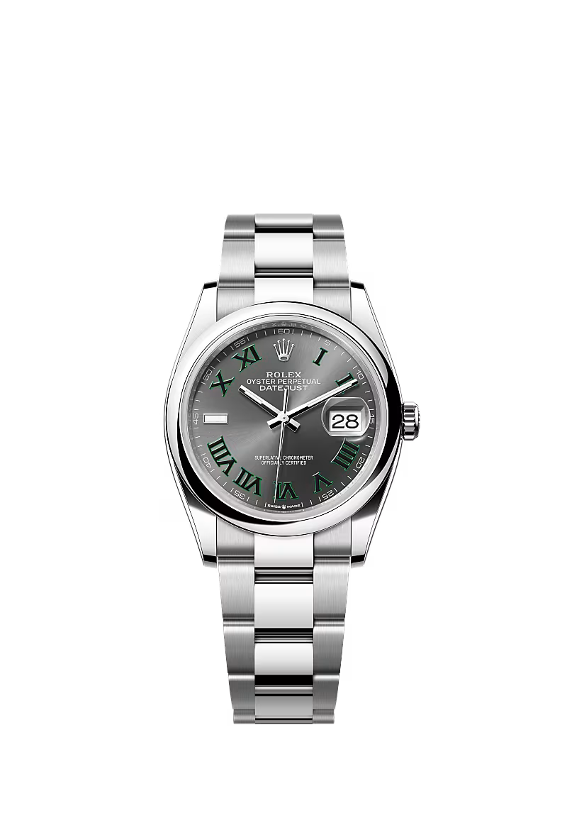 Men’s Rolex Datejust 36 126200 Oystersteel Automatic Watch – Slate Dial