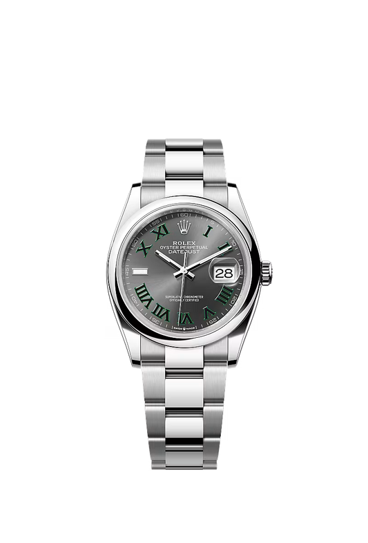 Men’s Rolex Datejust 36 126200 Oystersteel Automatic Watch – Slate Dial
