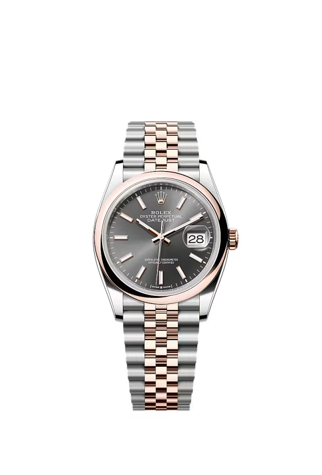 Men’s Rolex Datejust 36 126201 Automatic Watch – Slate Dial with Jubilee Bracelet