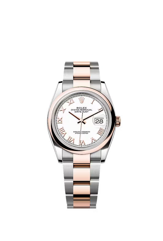 Men’s Rolex Datejust 36 126201 Automatic Watch – White Dial