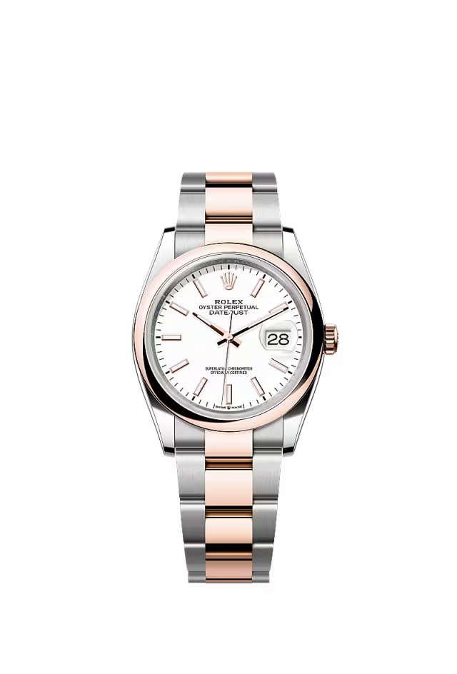 Men’s Rolex Datejust 36 126201 Automatic Watch – White Dial