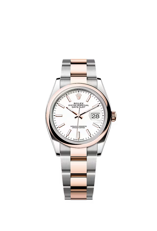Men’s Rolex Datejust 36 126201 Automatic Watch – White Dial