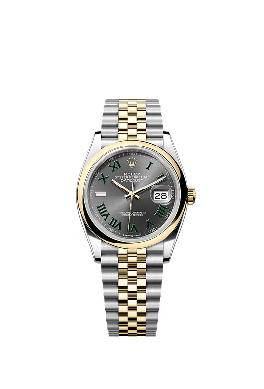 Men’s Rolex Datejust 36 Ref. 126203 – Yellow Rolesor, Slate Dial, Jubilee Bracelet
