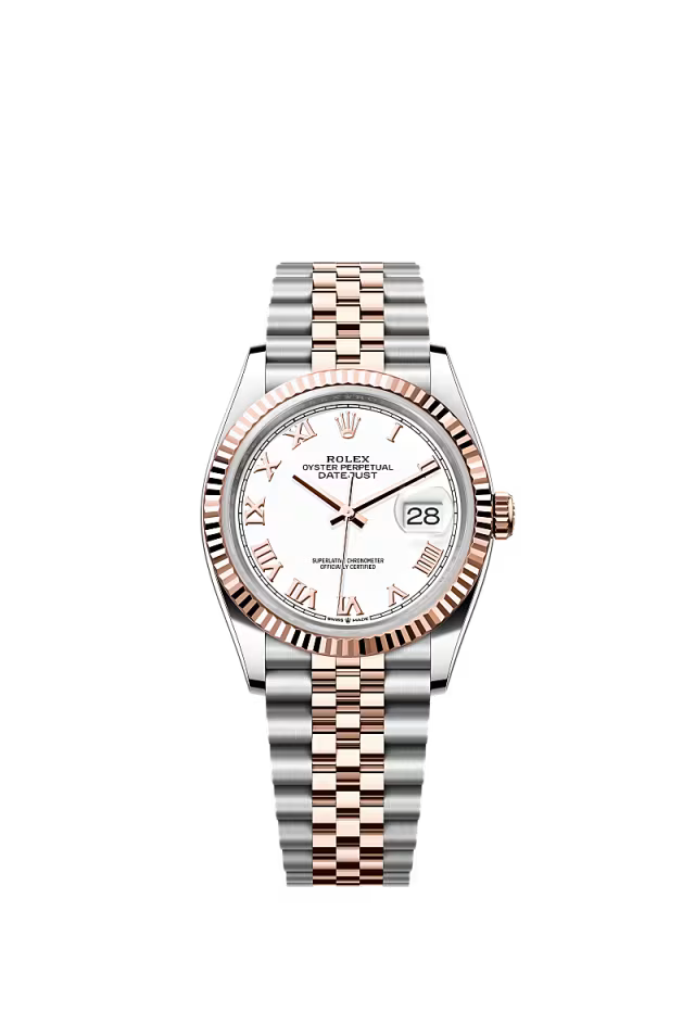 Men’s Rolex Datejust 36 126231 Automatic Watch – White Dial with Jubilee Bracelet