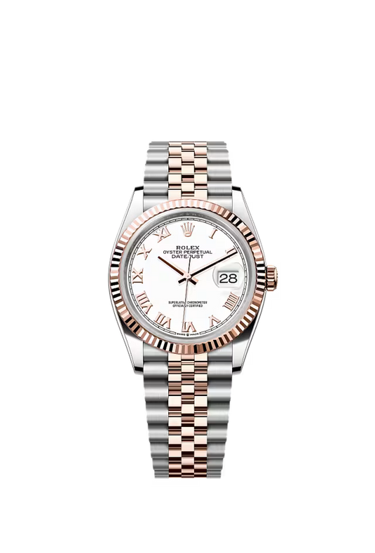Men’s Rolex Datejust 36 126231 Automatic Watch – White Dial with Jubilee Bracelet