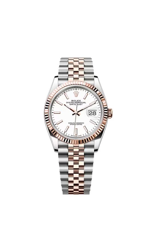 Rolex Datejust 36 126231 – Oystersteel & Everose Gold, White Dial, Jubilee Bracelet