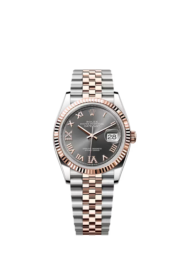 Women’s Rolex Datejust 36 126231 Automatic Watch – Slate Diamond Dial with Jubilee Bracelet