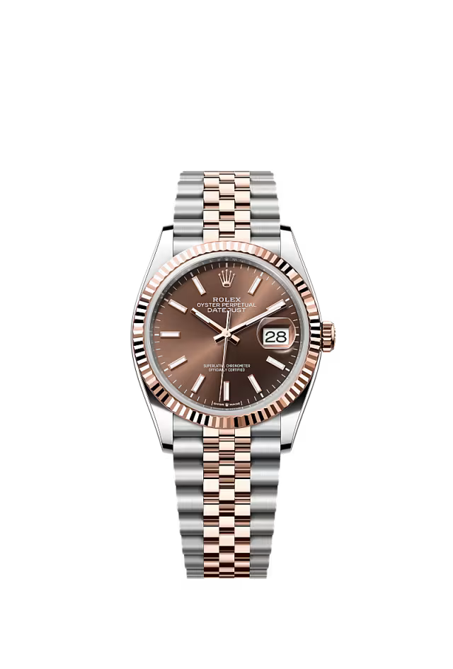 Men’s Rolex Datejust 36 126231 Automatic Watch – Chocolate Dial with Jubilee Bracelet