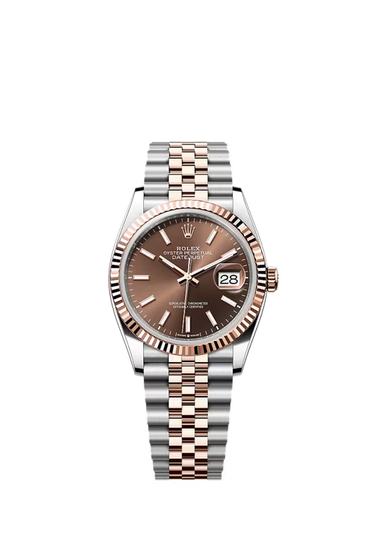 Men’s Rolex Datejust 36 126231 Automatic Watch – Chocolate Dial with Jubilee Bracelet