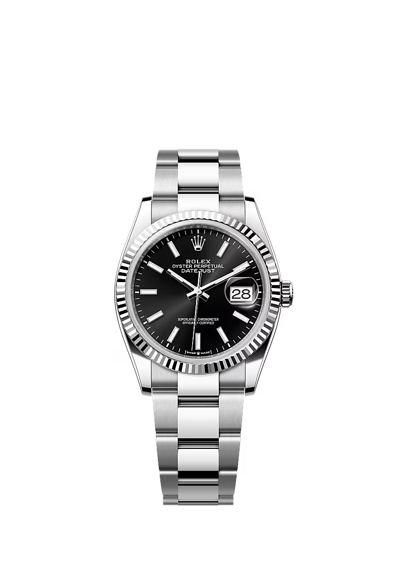 Men’s Datejust 36 Ref. 126234 Automatic Watch in Oystersteel & White Gold