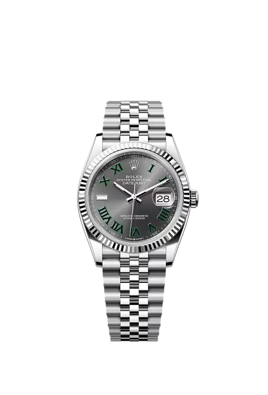 Men’s Rolex Datejust 36 126234 Oystersteel & White Gold Automatic Watch – Slate Dial