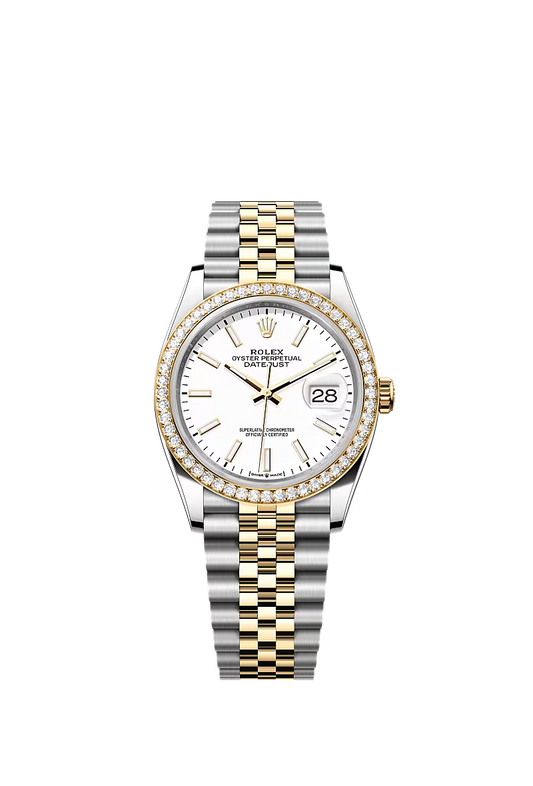Men’s Rolex Datejust 36 Ref. 126283RBR Oystersteel, Yellow Gold & Diamond Watch