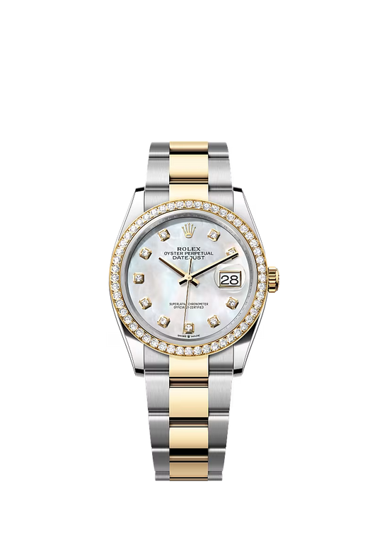 Men’s Rolex Datejust 36 Ref. 126283RBR Oystersteel, Yellow Gold & Diamond Watch