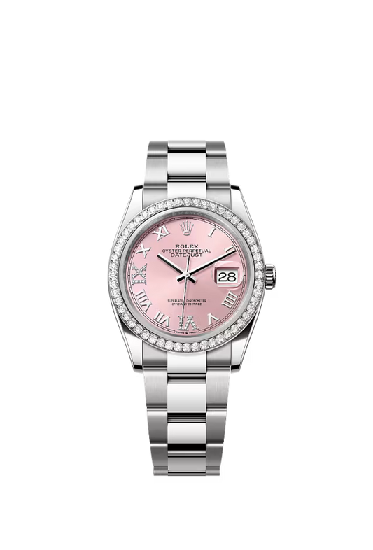 Men’s Rolex Datejust 36 126284RBR Oystersteel & White Gold – Pink Diamond Dial