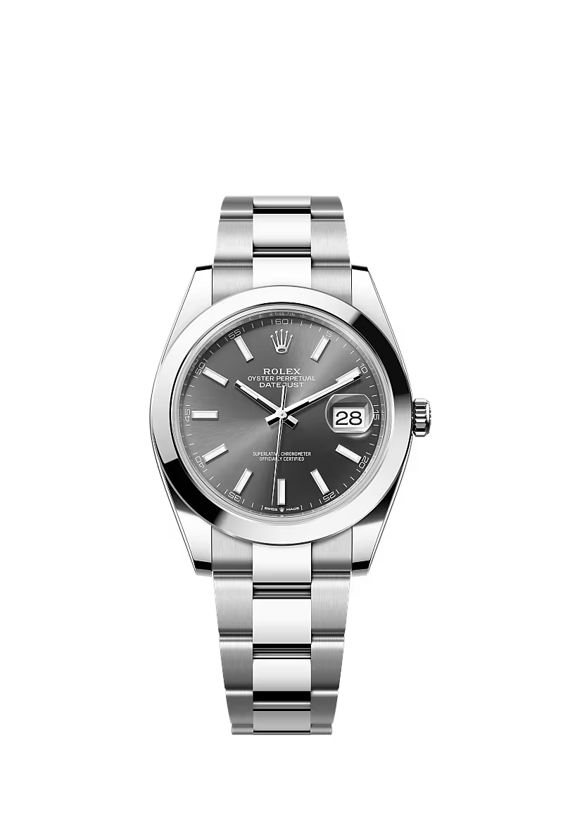 Men’s Datejust 41 Ref. 126300 Automatic Watch in Oystersteel (Slate Dial)