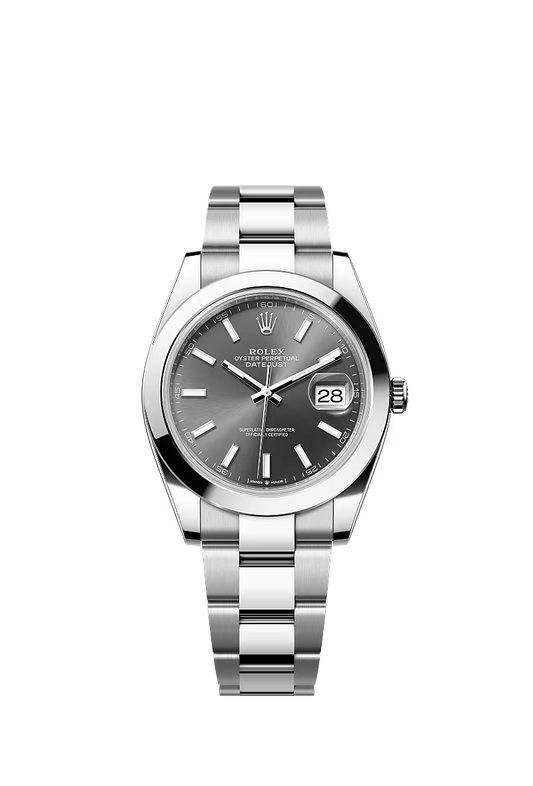 Men’s Datejust 41 Ref. 126300 Automatic Watch in Oystersteel (Slate Dial)