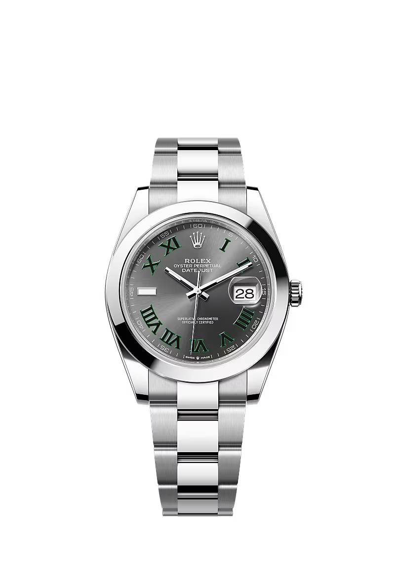 Men’s Datejust 41 Ref. 126300 Automatic Watch in Oystersteel (Slate Dial)