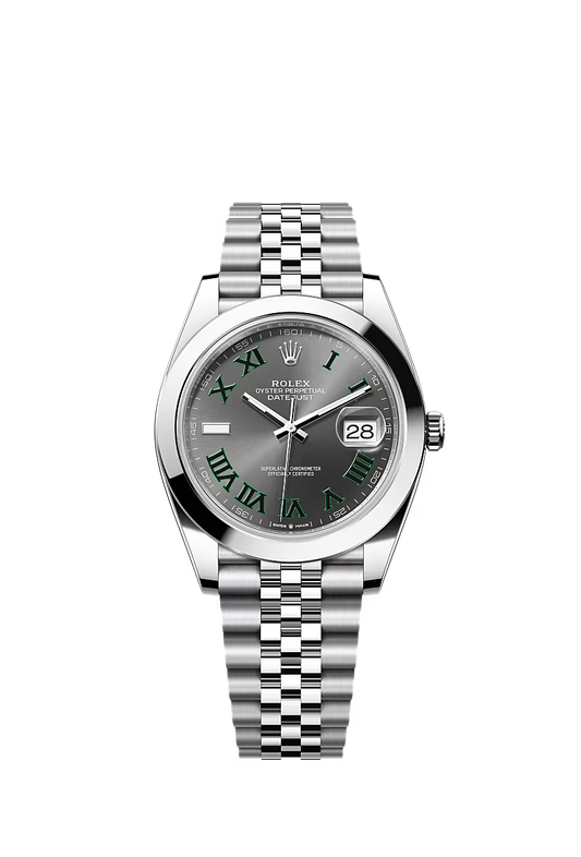Men’s Datejust 41 Ref. 126300 Automatic Watch in Oystersteel (Slate Dial, Jubilee Bracelet)