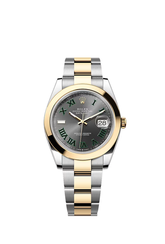 Men’s Datejust 41 Ref. 126303 – Yellow Rolesor, Slate Dial, Oyster Bracelet