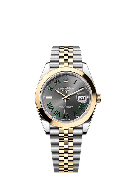 Men’s Datejust 41 Ref. 126303 – Yellow Rolesor, Slate Dial, Jubilee Bracelet