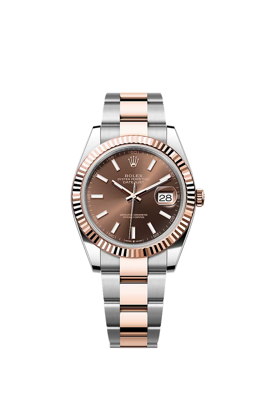 Men’s Rolex Datejust 41 126331 Automatic Watch with Chocolate Dial