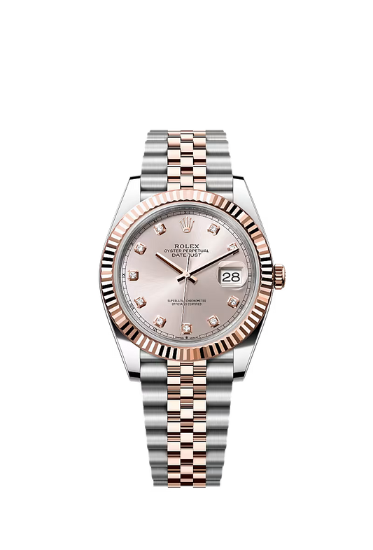 Men’s Rolex Datejust 41 126331 Automatic Watch – Sundust Dial with Diamonds & Jubilee Bracelet